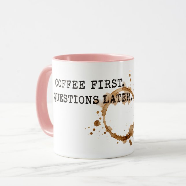 Coffee First Mug (Front Left)