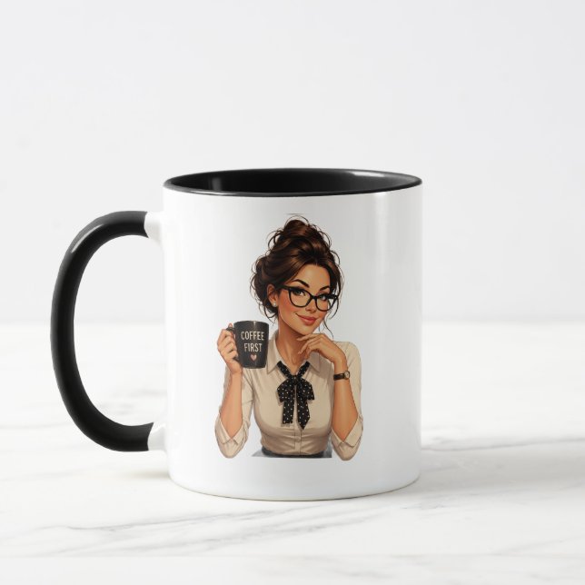 Coffee First Mug (Left)
