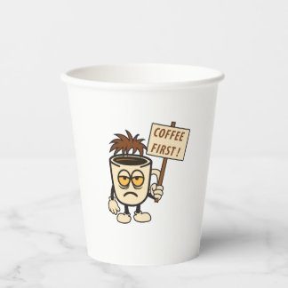 Coffee First! Paper Cups