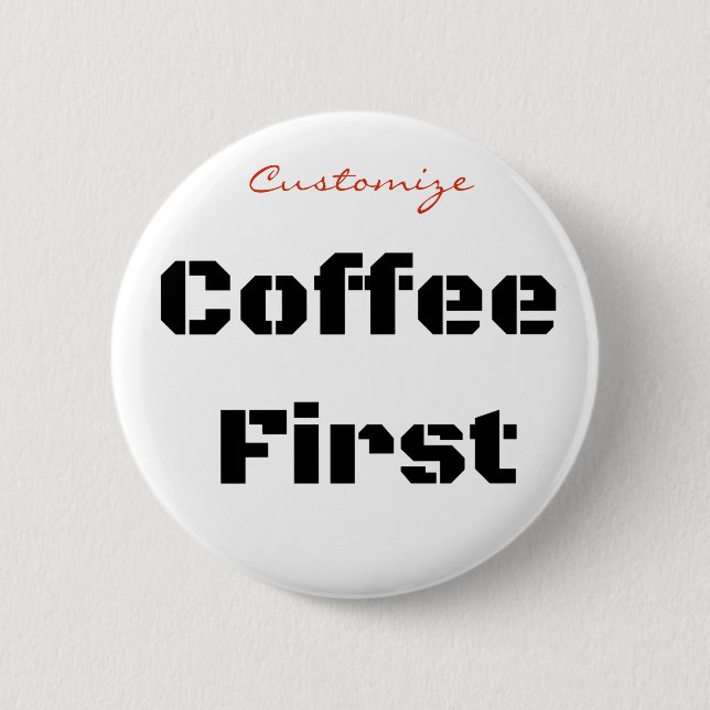 Coffee First Thunder_Cove 6 Cm Round Badge (Front)