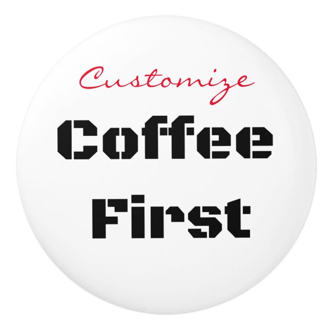 Coffee First Thunder_Cove Ceramic Knob (Front)