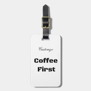 Coffee First Thunder_Cove Luggage Tag