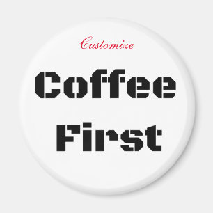 Coffee First Thunder_Cove Magnet