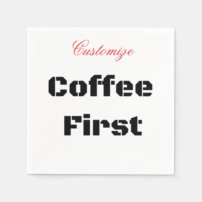 Coffee First Thunder_Cove Napkin (Front)