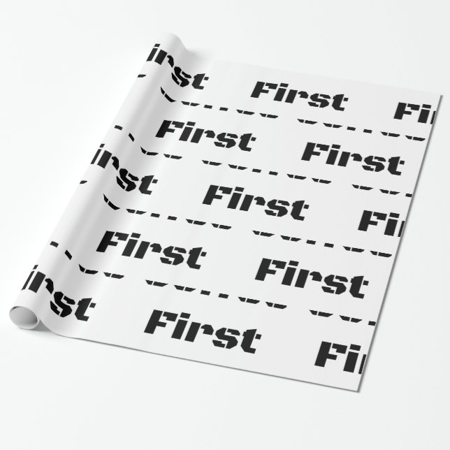 Coffee First Thunder_Cove Wrapping Paper (Unrolled)