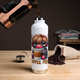 Coffee First Water Bottle