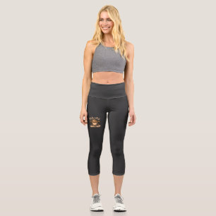 Coffee First, Work Later – Powered by Caffeine Capri Leggings