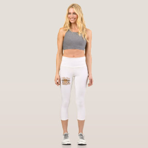 Coffee First, Work Later – Powered by Caffeine Capri Leggings