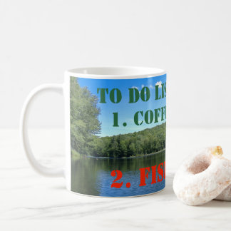 Coffee Fish To Do List Mug