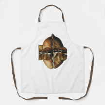 Coffee-flavored kitchen apron