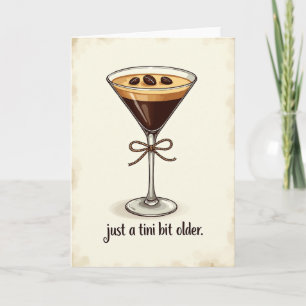 Coffee Foam Birthday Card