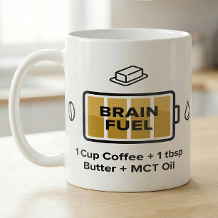 Coffee Focus Formula Butter MCT Oil Coffee Mug