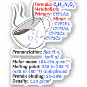 Coffee Formula and Structure - Caffeine Chemistry