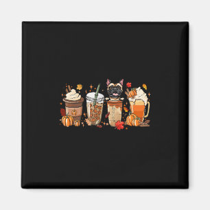 Coffee French Bulldog Halloween Outfit For Fall Se Magnet