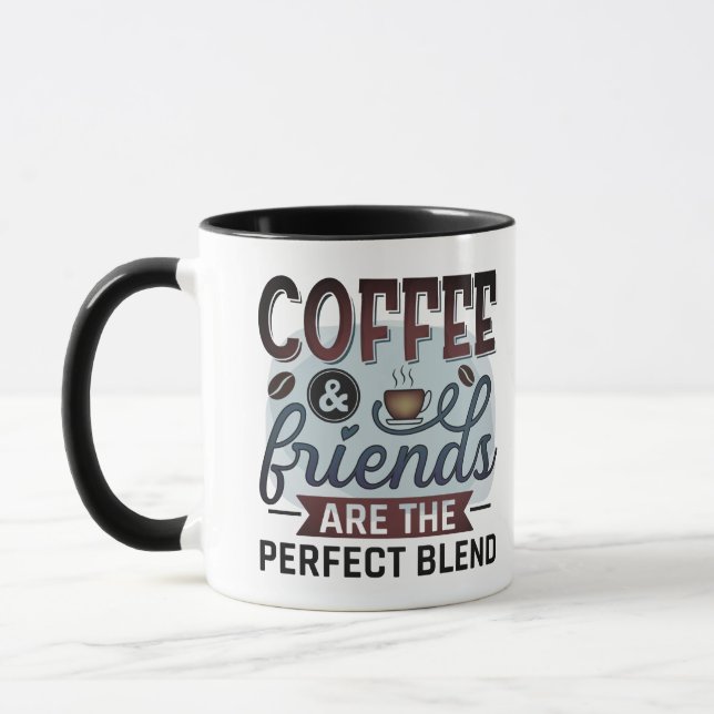 Coffee Friends Perfect Blend Photo Mug (Left)