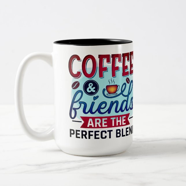 Coffee Friends Perfect Blend Photo Mug (Left)