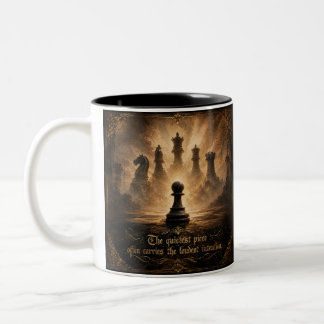 coffee from chess Two-Tone coffee mug