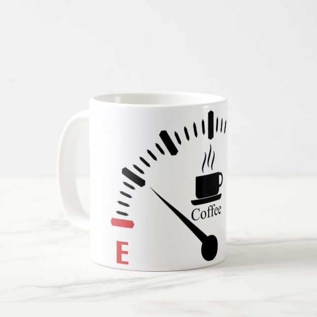 Coffee fuel gage mug (Front Left)
