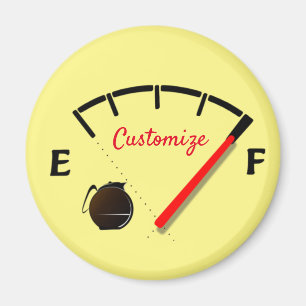 Coffee Fuel Gauge Full Thunder_Cove Magnet