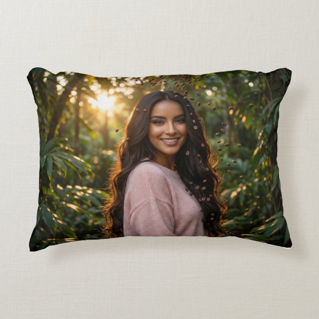 COFFEE FUN DECORATIVE CUSHION (Front)