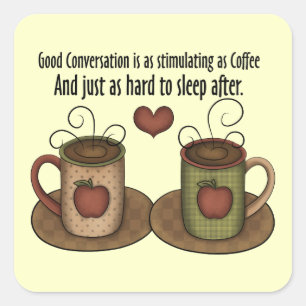 Coffee Fun Sticker