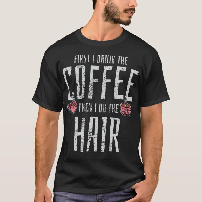Coffee  funny camping  T-Shirt (Front)