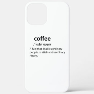 Coffee Funny Dictionary Definition iPhone 12 Pro Max Case