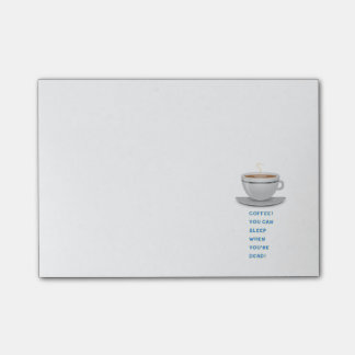 Coffee funny text post-it notes