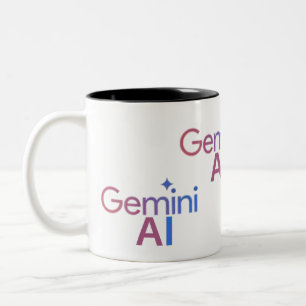 coffee gemini AI Two-Tone Coffee Mug