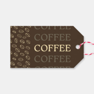 Coffee Gift Tag – Retro Coffee Beans