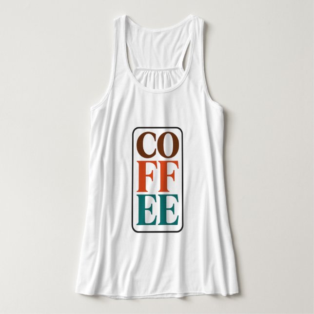 Coffee Gift Tank Top for Her (Design Front)