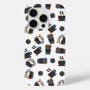 Coffee Glitch iPhone 15 Pro Case