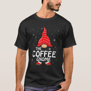 Coffee Gnome Matching Family Group Christmas Party T-Shirt