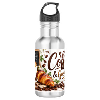 Coffee & Good Vibes Coffee Lover Design 532 Ml Water Bottle