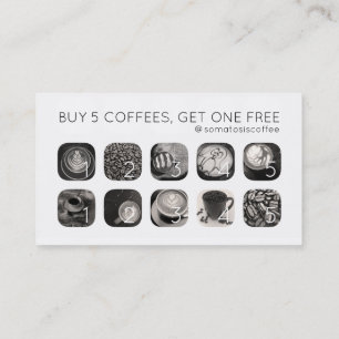 coffee grams loyalty card