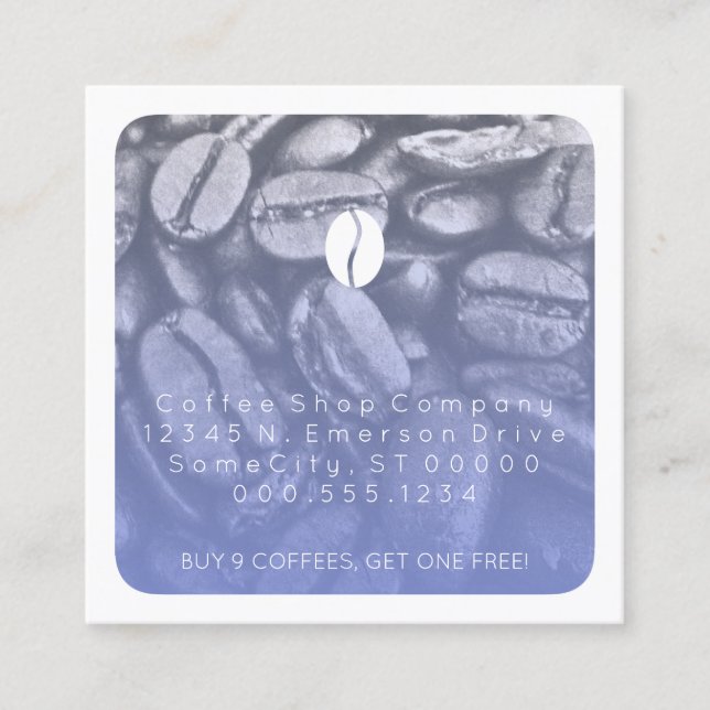 coffee grams loyalty card (Front)
