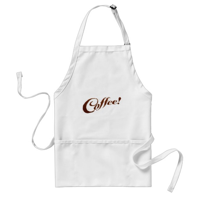 Coffee Grounds Coffee - Apron (Front)