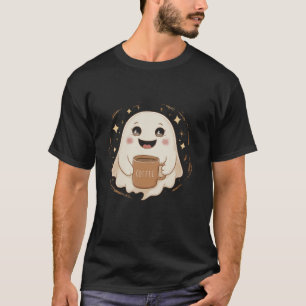 Coffee Halloween Spooky Caffeine Coffeeholic Trick T-Shirt