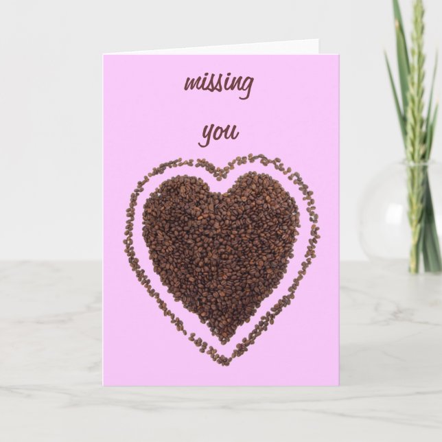 coffee heart card (Front)