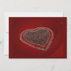 Coffee Heart Invitation