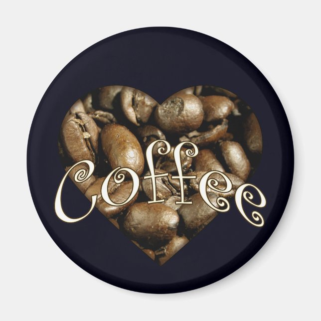 Coffee Heart Magnet (Front)