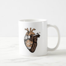 Coffee Heart Organ mug 