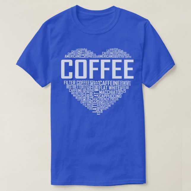 Coffee Heart T-Shirt (Design Front)
