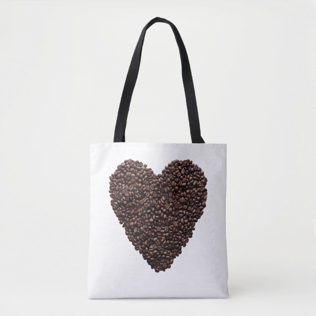 Coffee Heart Tote Bag (Front)