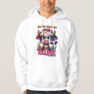 Coffee Helps Me Tolerate Idiots Hoodie