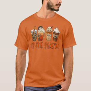 Coffee Horror Movies Tis the Season Halloween Coff T-Shirt