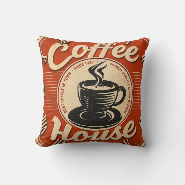 Coffee House  Cushion (Front)