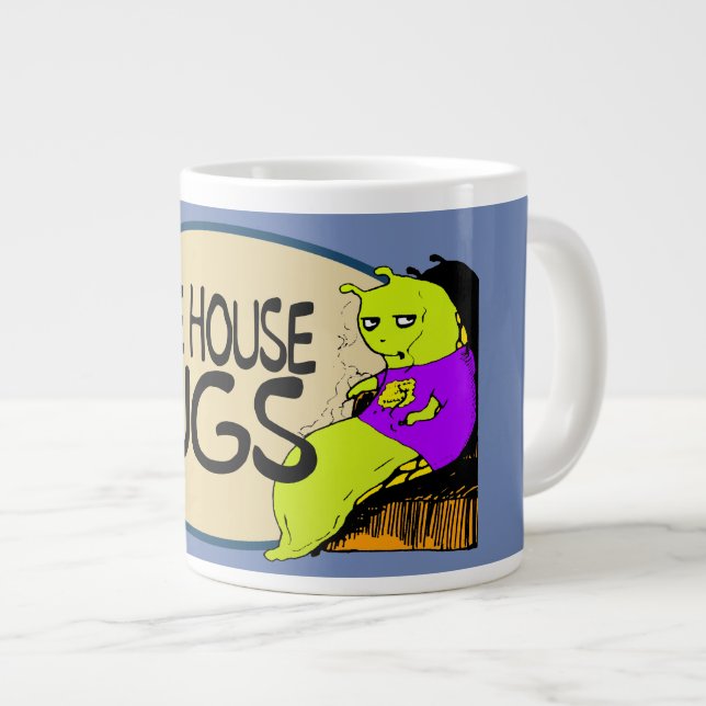 Coffee House Slugs Slug Large Coffee Mug (Front Right)