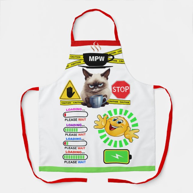 Coffee Humour  ... Apron (Front)