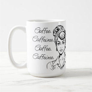 Coffee Humour Coffee, Caffeine, Repeat Mug